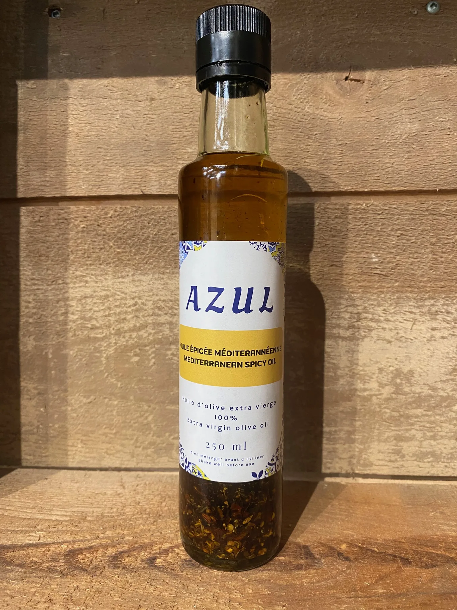 Huile d'olive épicée méditerranéenne